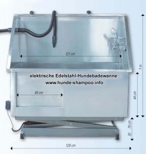 elektrischen Hundebadewannen aus Edelstahl - Phoenix Universal